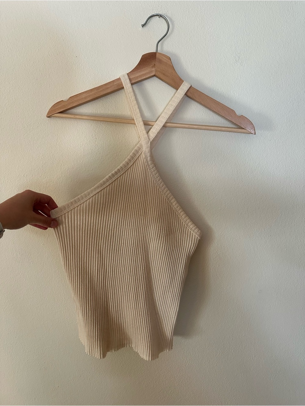 Anthropologie halter neck tank